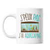 Mug Aquascaping j'peux pas Blanc - Planetee