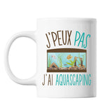 Mug Aquascaping j'peux pas Blanc - Planetee