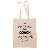 Sac Tote Bag Petit Bazar d'une Coach d'amour - Planetee