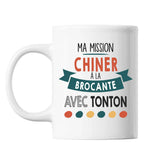 Mug Ma mission Chiner Brocante avec Tonton - Planetee