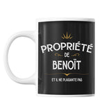 Mug Propriété de Benoît - Planetee