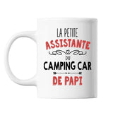 Mug La Petite Assistante du Camping Car de Papi - Planetee