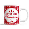 Tasse Noël Maryvonne Rouge - Planetee