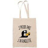 Sac Tote Bag J'peux pas Raclette beige - Planetee