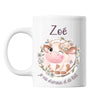 Mug Zoé Amour et Biberon de Lait Vache - Planetee