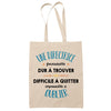 Tote Bag Formidable Directrice Cadeau Travail Beige - Planetee