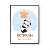 Affiche Esteban bébé Panda Roi des Câlins - Planetee