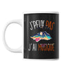 Mug Musique j'peux pas Noir - Planetee