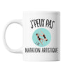 Mug Natation artistique j'peux pas Blanc - Planetee