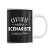Mug Homme Scénariste Meilleur de France | Tasse Noire métier - Planetee
