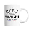 Mug Femme Auxiliaire de Vie Meilleure de France | Tasse Blanc métier - Planetee