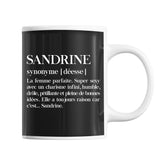 Mug Sandrine Définition Déesse - Planetee