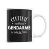 Mug Homme Gendarme Meilleur de France | Tasse Noire métier - Planetee