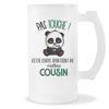 Chope de bière Cousin Pas Touche Panda - Planetee