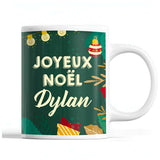 Tasse Noël Dylan Vert - Planetee