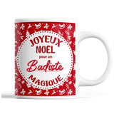 Tasse Noël Badiste homme Rouge - Planetee