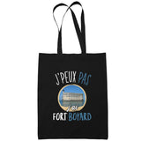 Sac Tote Bag Fort Boyard Je peux pas Noir - Planetee