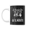 Mug Âne Je travaille dur - Planetee