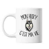 Mug Husky c'est la vie Chien - Planetee