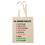 Tote Bag Vélo Journée Parfaite - Planetee