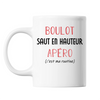 Mug Saut en Hauteur C'est ma Routine Blanc - Planetee