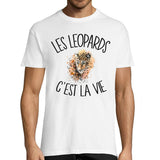 T-shirt homme leopard c'est la vie - Planetee