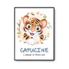 Affiche Capucine Amour Pur Tigre - Planetee