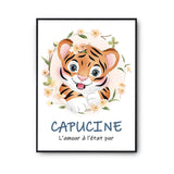 Affiche Capucine Amour Pur Tigre - Planetee