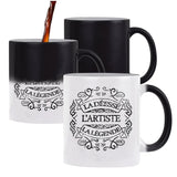 Mug magique femme Artiste La déesse | Tasse changement de couleur - Planetee