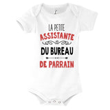 Body bébé La Petite Assistante du Bureau de Parrain - Planetee