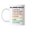 Mug blanc Élever des Abeilles Journée Parfaite - Planetee