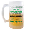 Chope de bière Maman Lot et Garonnaise Chauvine Sans Pression - Planetee