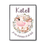 Affiche Katell Amour et Biberon de Lait Vache - Planetee