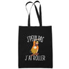 Sac Tote Bag Roller Je peux pas Noir - Planetee