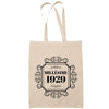 Sac Tote Bag Millésime 1929 beige - Planetee