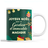 Tasse Noël Gardien d'immeuble homme Vert - Planetee