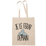 Sac Tote Bag koala 2 je le ferai demain beige - Planetee