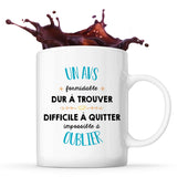 Mug Formidable AVS Cadeau Travail blanc - Planetee