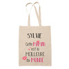 Tote Bag Sylvie Meilleure Maman - Planetee