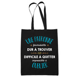 Tote Bag Formidable Patronne Cadeau Travail Noir - Planetee