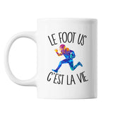 Mug Football américain c'est la vie Footballeur - Planetee