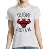 T-shirt femme férias c'est la vie - Planetee