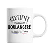 Mug Femme Boulangère Meilleure de France | Tasse Blanc métier - Planetee