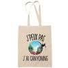Sac Tote Bag J'peux pas Canyoning beige - Planetee