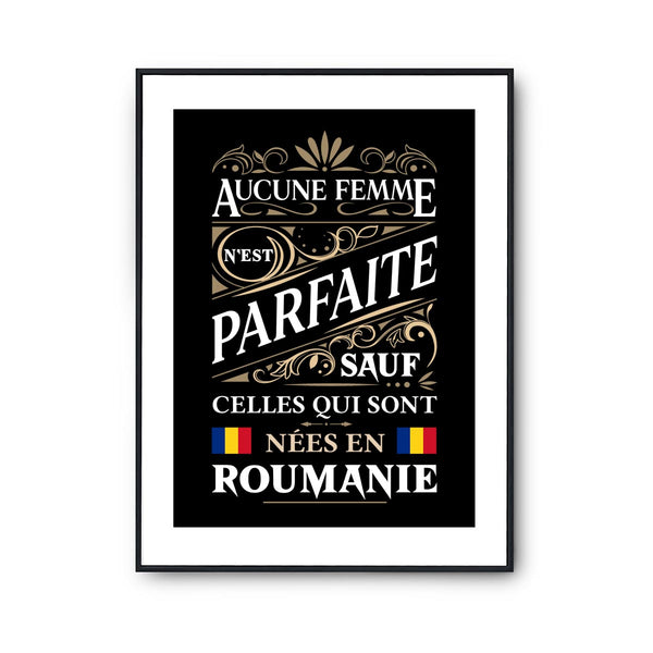 Affiche Slovaquie Femme Parfaite - Planetee