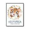 Affiche Victoria Amour Pur Tigre - Planetee
