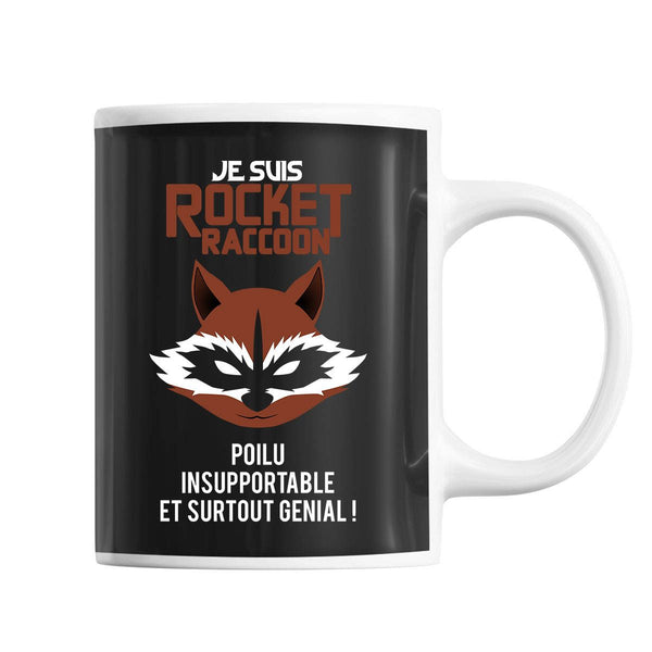 Mug Je suis Rocket Racoon Poilu Insupportable et surtout genial - Planetee