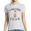 T-shirt femme danse classique c'est la vie - Planetee