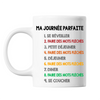 Mug blanc Mots Fléchés Journée Parfaite - Planetee