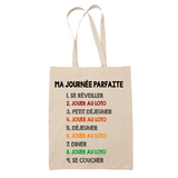 Tote Bag Loto Journée Parfaite - Planetee